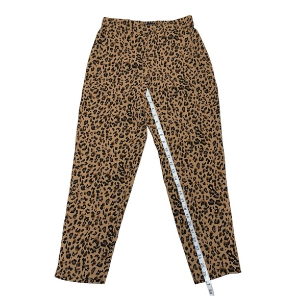 J. Crew Leopard Jamie Pant With Elastic Waist Size 2 - Picture 11 of 14